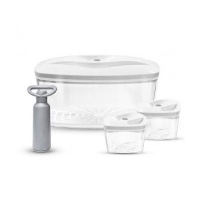 Вакуумні контейнери DAFI VACUUM SET 3 White