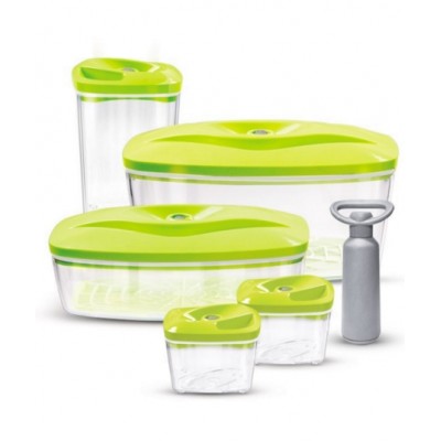 Вакуумні контейнери DAFI VACUUM SET 5 Celadon